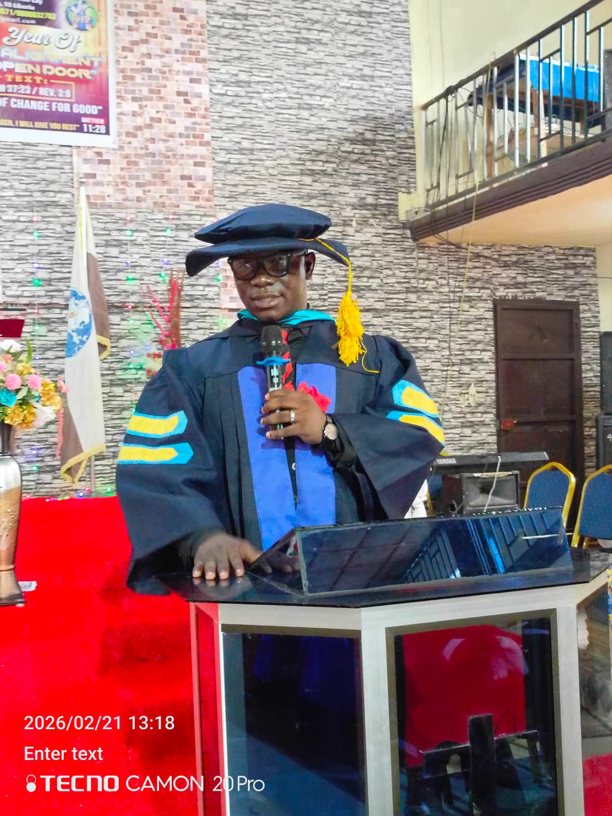 Honourary Doctorate Monrovia